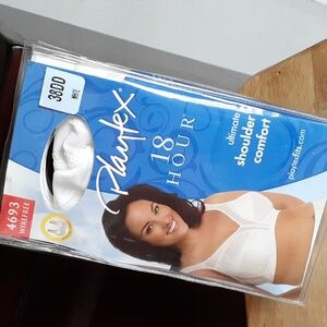 Playtex Size 38DD Discolored White Wirefree Bra EE96